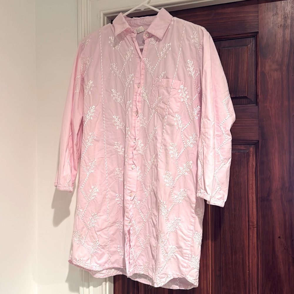 Julia Amory Swizzle Dress - Light Pink Size M